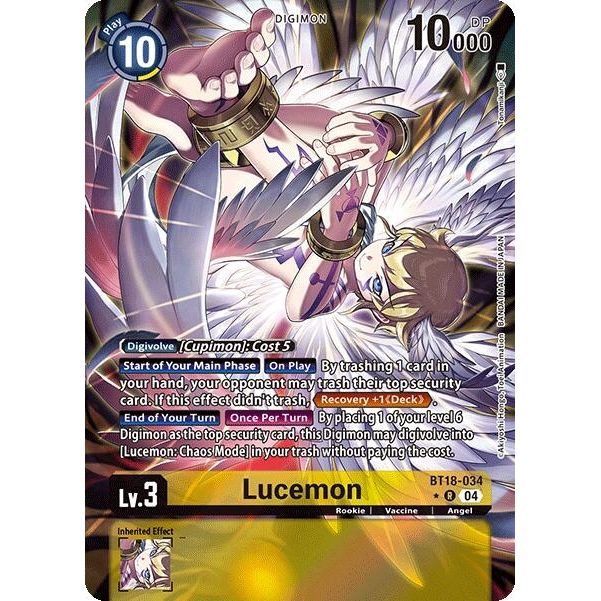 Image for Lucemon (Alternate Art) (BT18-034 R) (BT18-19) - Digimon Card Game