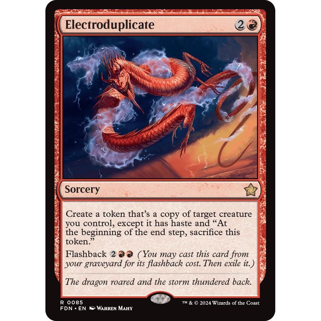 Image for Electroduplicate (85) (FDN) - Magic: The Gathering