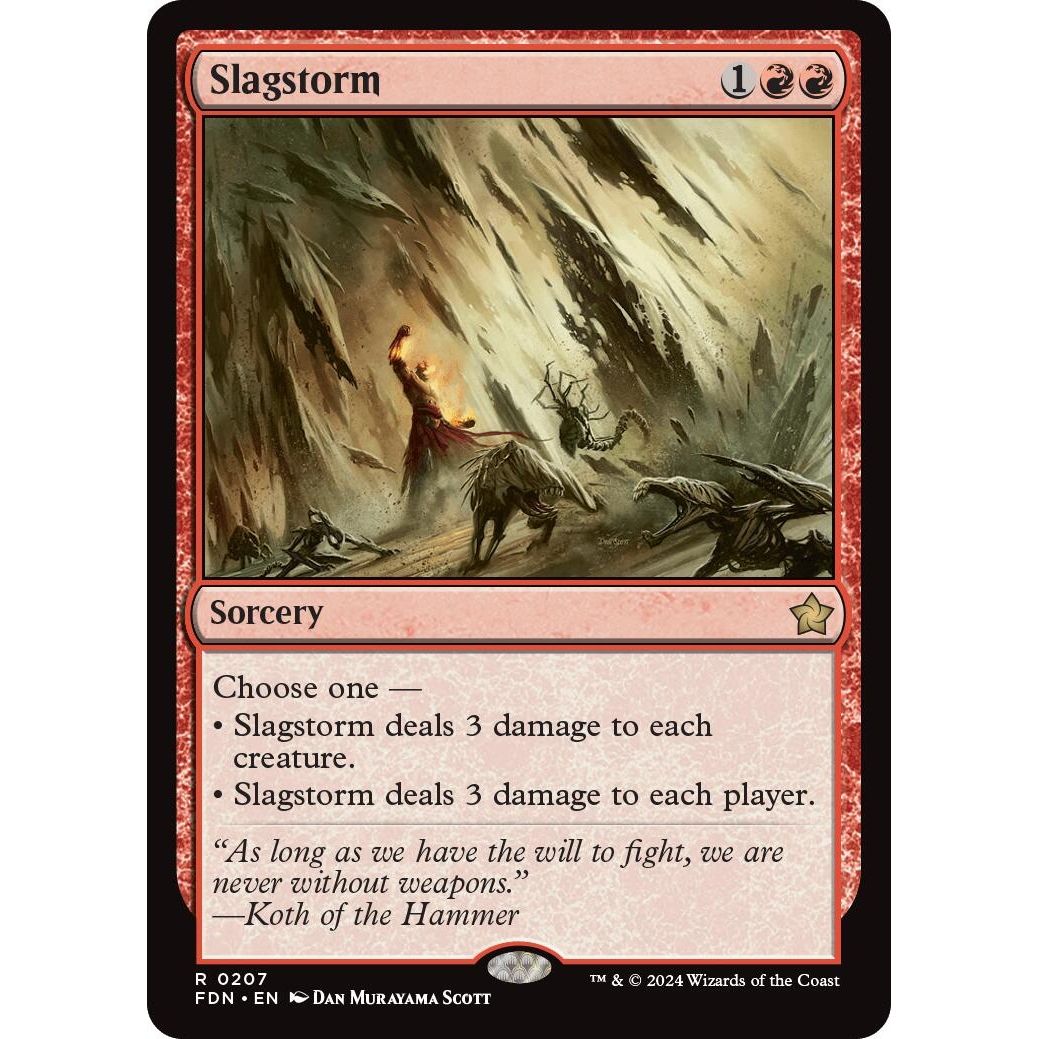 Image for Slagstorm (207) (FDN) - Magic: The Gathering