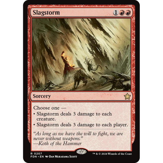 Image for Slagstorm (207) (FDN) - Magic: The Gathering