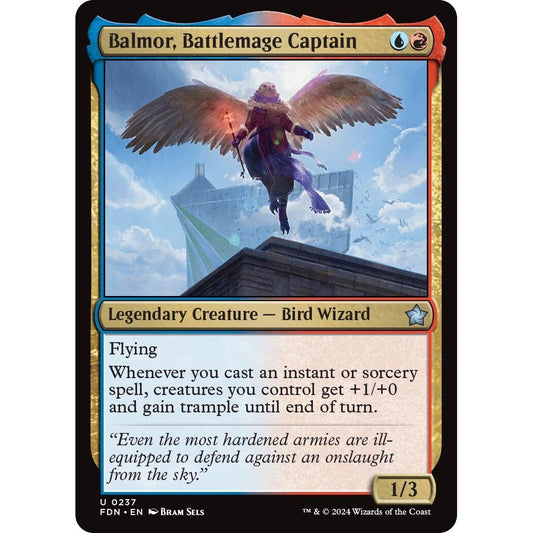 Image for Balmor, Battlemage Captain (237) (FDN) - Magic: The Gathering
