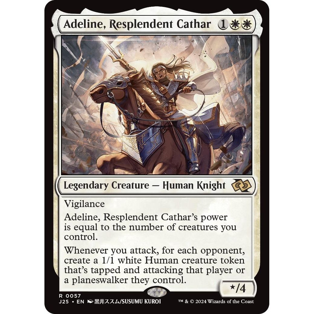 Image for Adeline, Resplendent Cathar (Anime) (57) (J25) - Magic: The Gathering