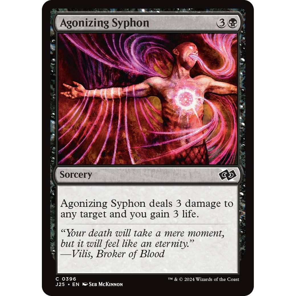Image for Agonizing Syphon (396) (J25) - Magic: The Gathering