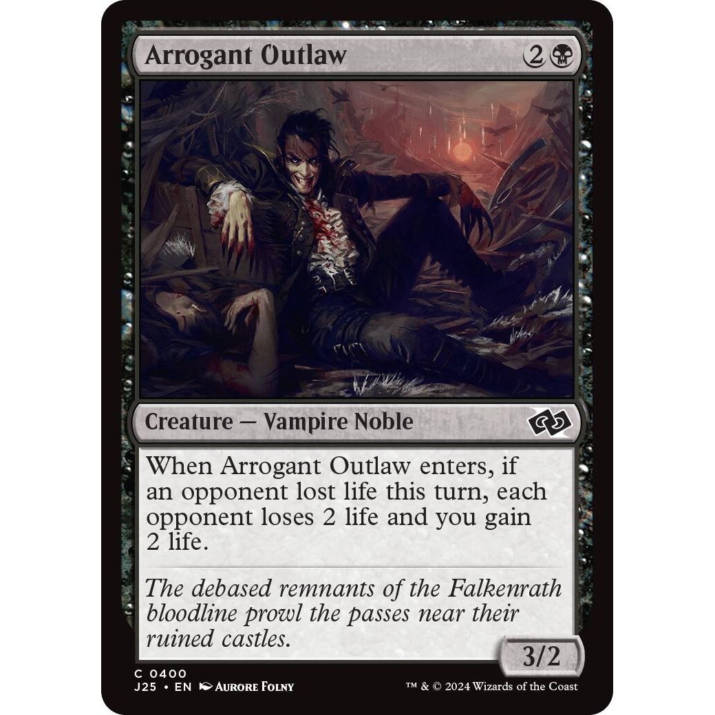 Image for Arrogant Outlaw (400) (J25) - Magic: The Gathering