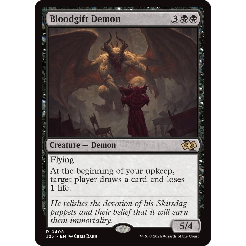 Image for Bloodgift Demon (408) (J25) - Magic: The Gathering
