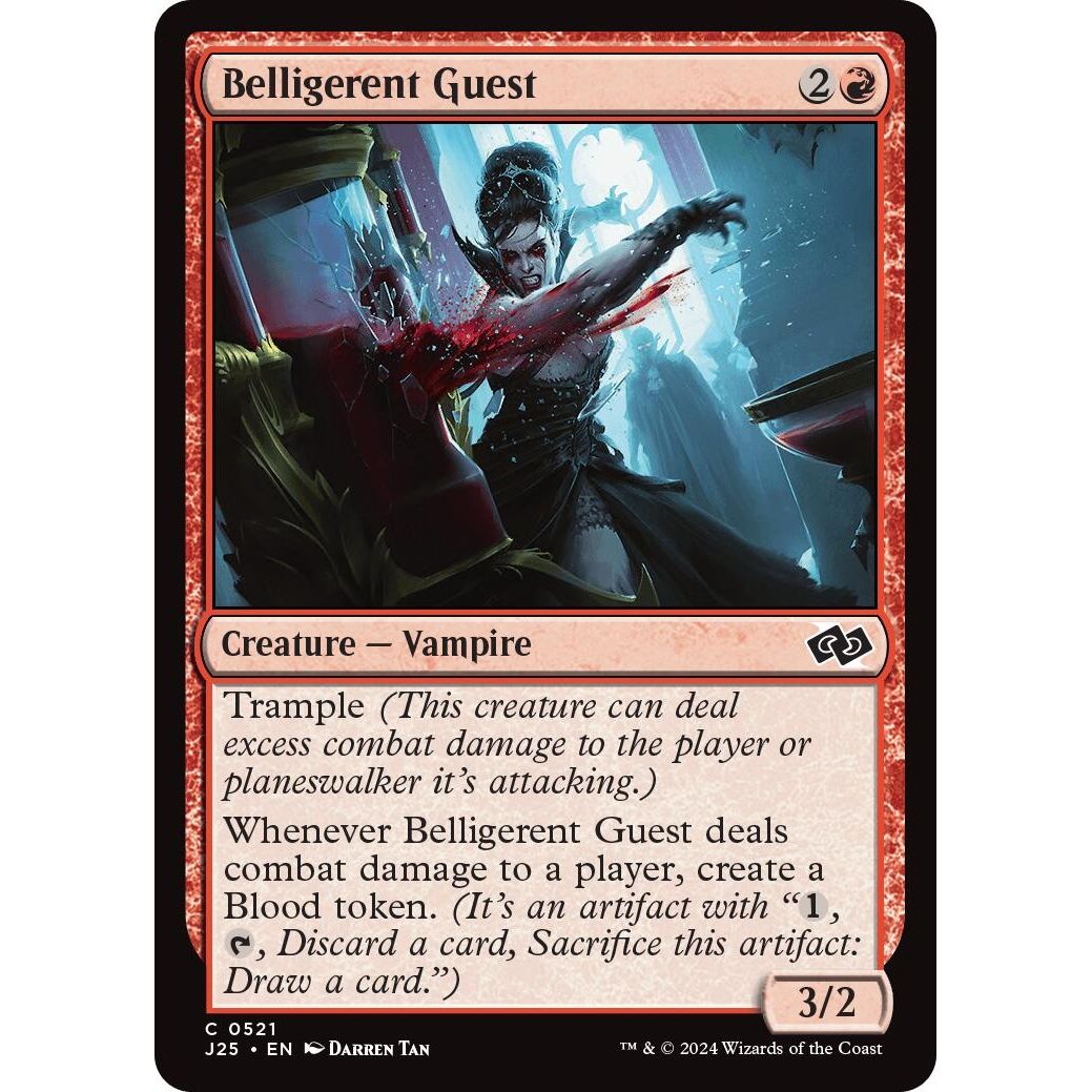 Image for Belligerent Guest (521) (J25) - Magic: The Gathering