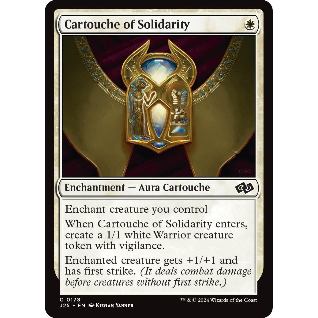 Image for Cartouche of Solidarity (178) (J25) - Magic: The Gathering