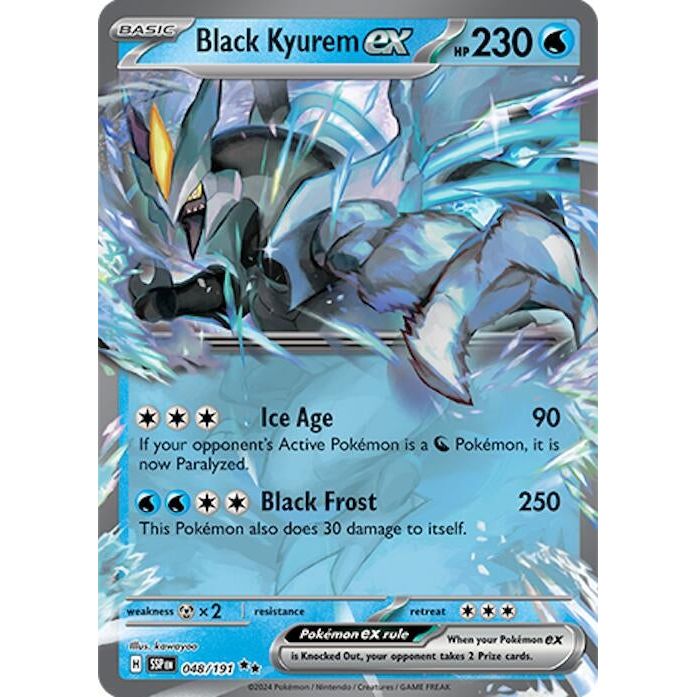 Image for Black Kyurem ex (048/191) (SSP) - Pokemon