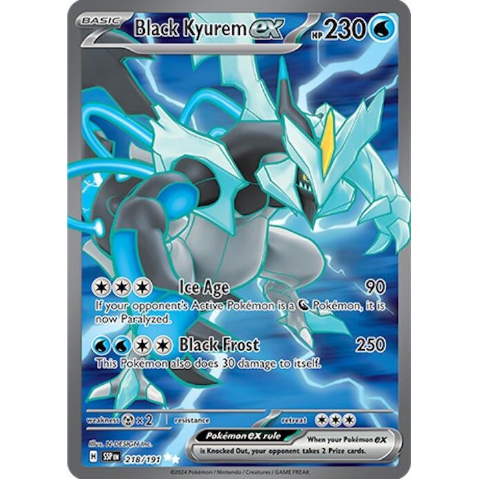 Image for Black Kyurem ex (218/191) (SSP) - Pokemon
