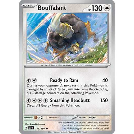 Image for Bouffalant (151/191) (SSP) - Pokemon