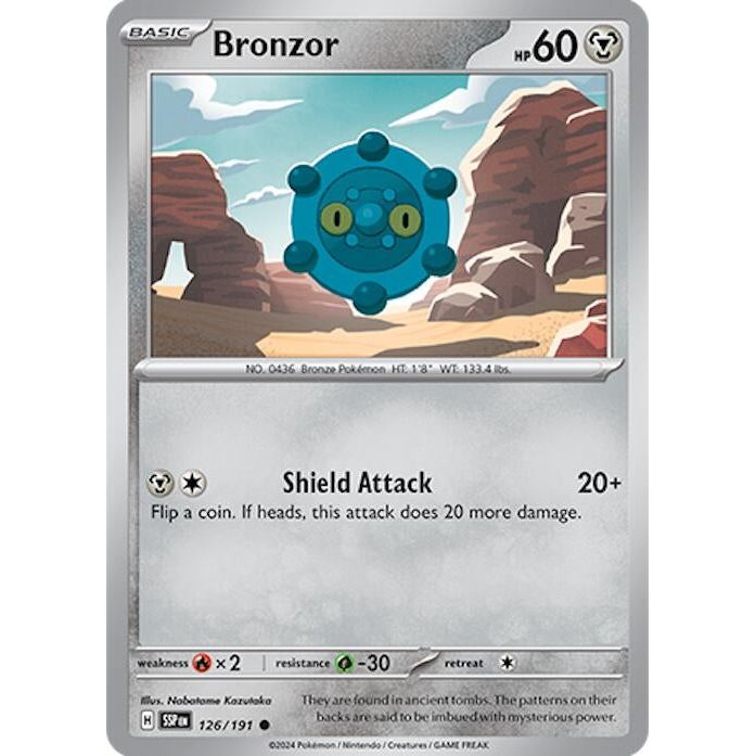 Image for Bronzor (126/191) (SSP) - Pokemon