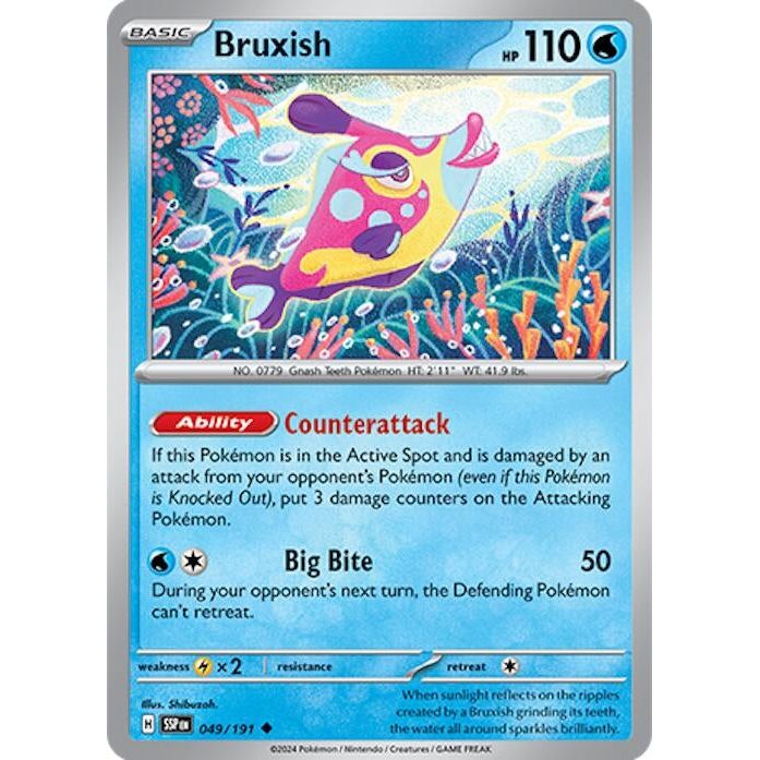 Image for Bruxish (049/191) (SSP) - Pokemon