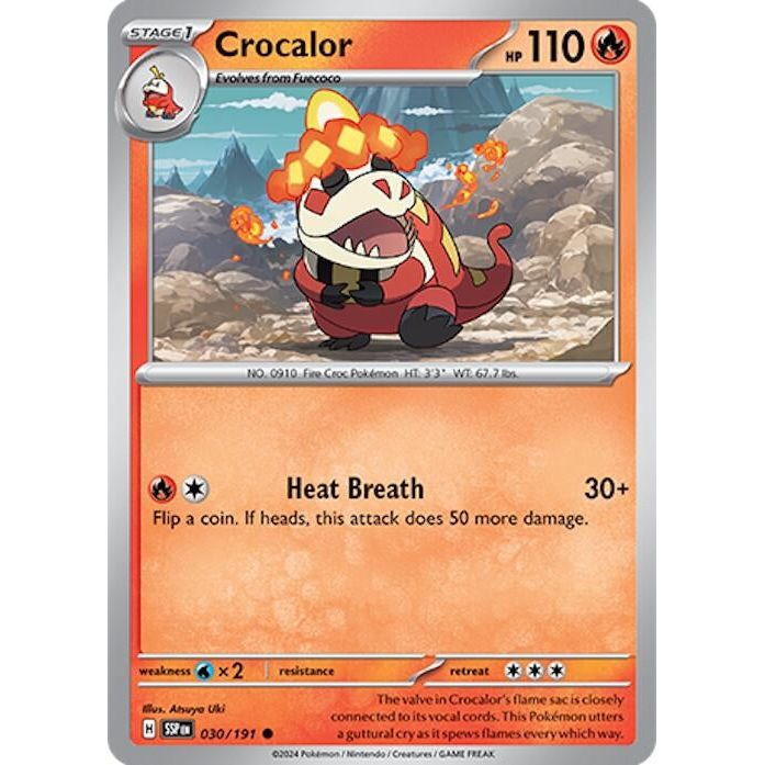 Image for Crocalor (030/191) (SSP) - Pokemon