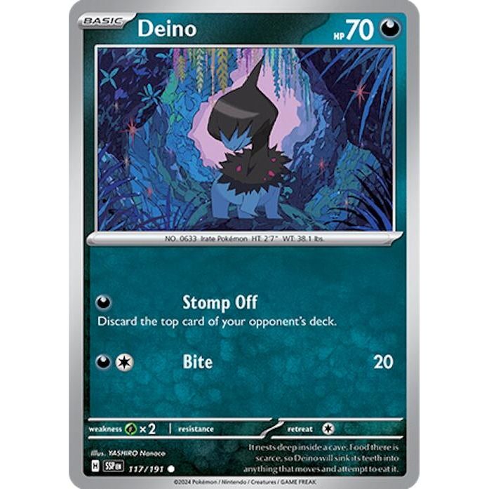 Image for Deino (117/191) (SSP) - Pokemon