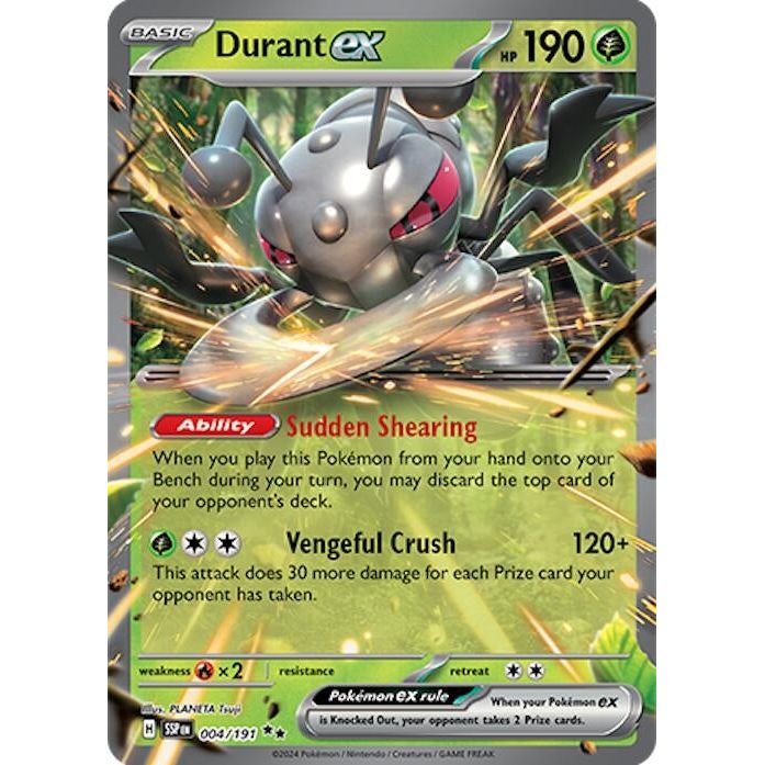 Image for Durant ex (004/191) (SSP) - Pokemon