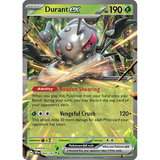 Image for Durant ex (004/191) (SSP) - Pokemon