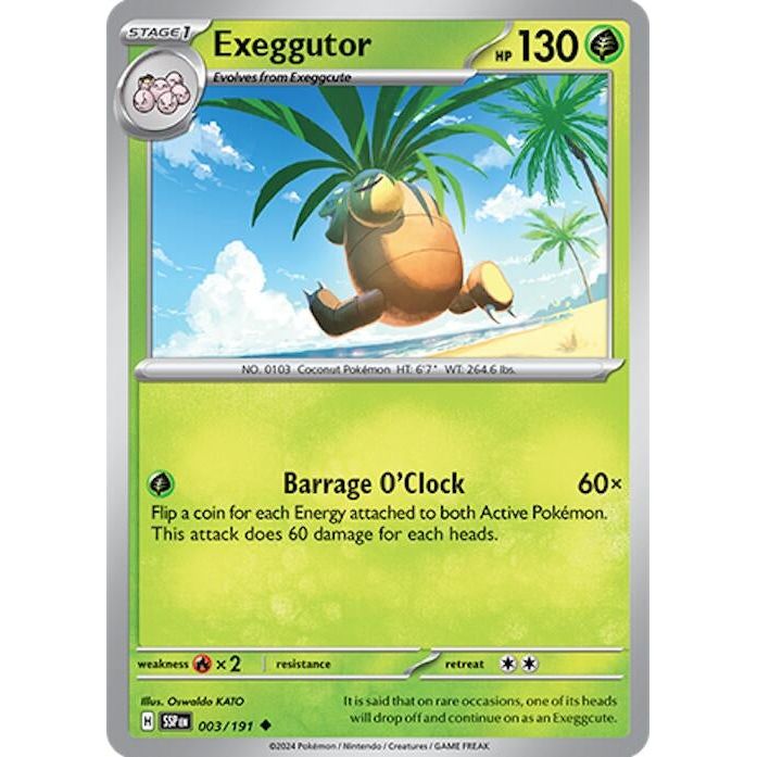 Image for Exeggutor (003/191) (SSP) - Pokemon