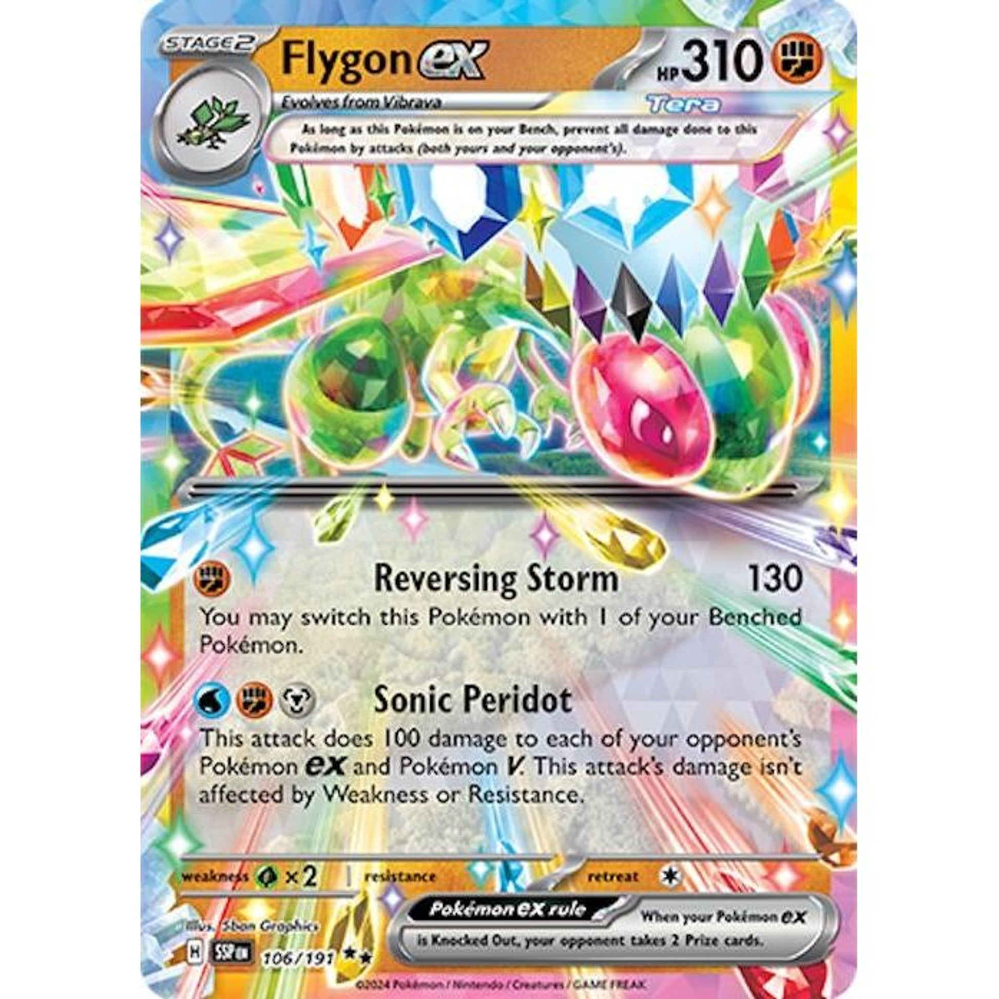 Image for Flygon ex (106/191) (SSP) - Pokemon