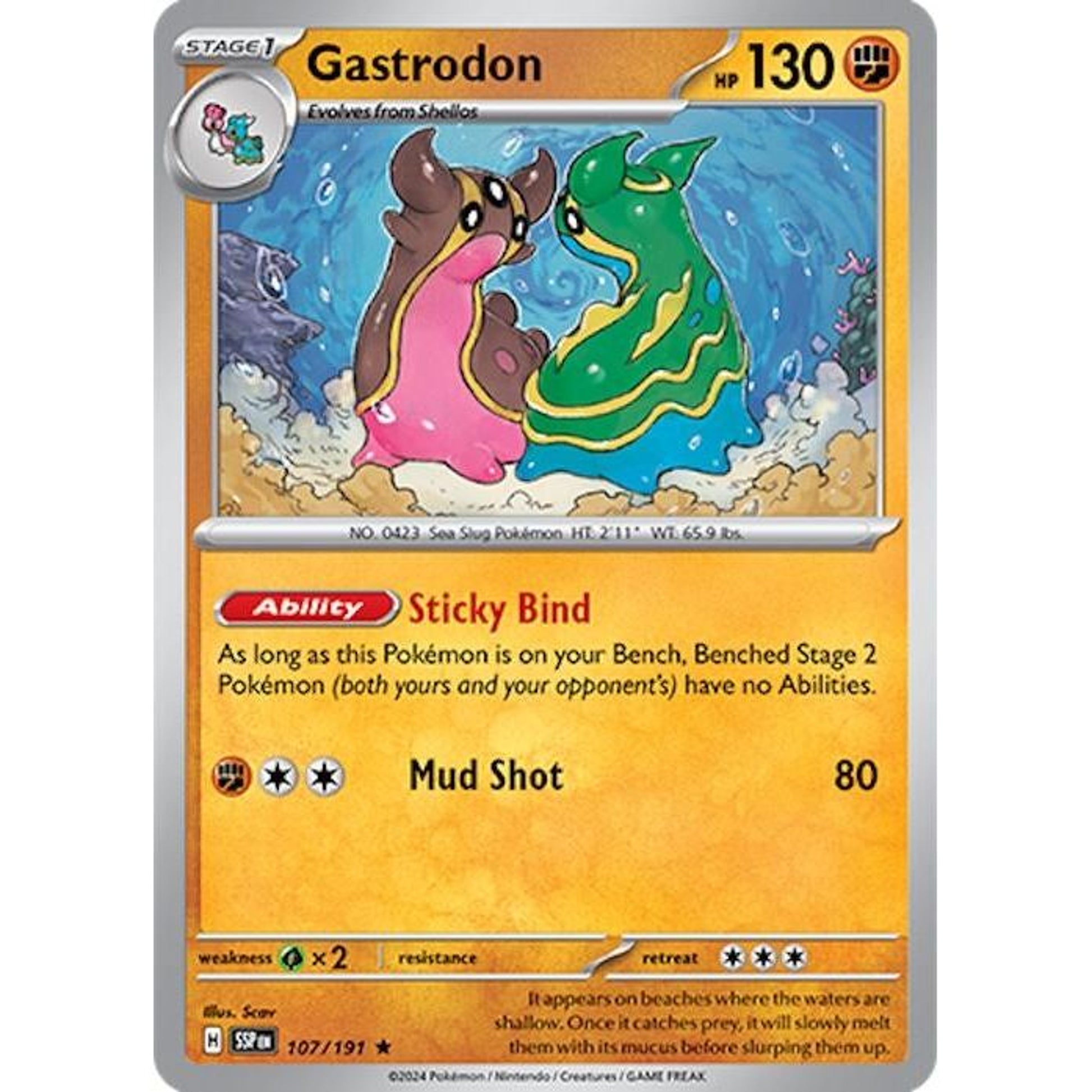 Image for Gastrodon (107/191) (SSP) - Pokemon