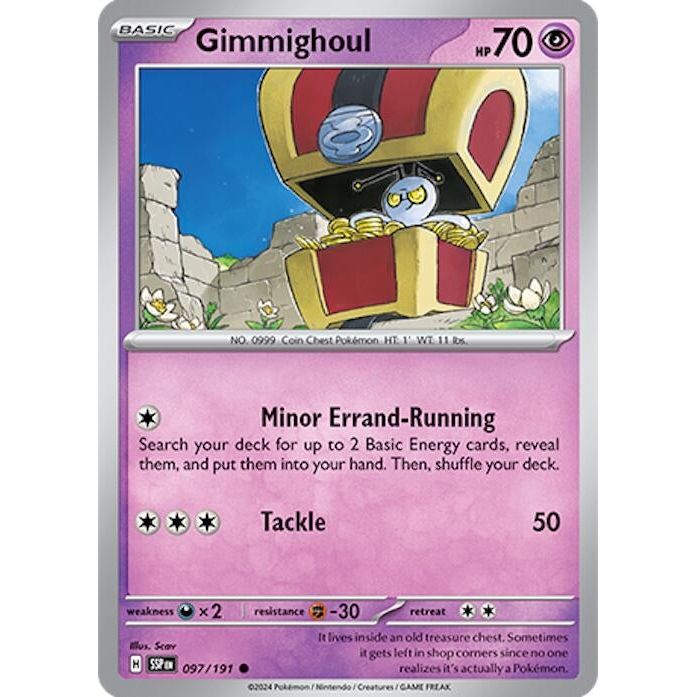 Image for Gimmighoul (097/191) (SSP) - Pokemon