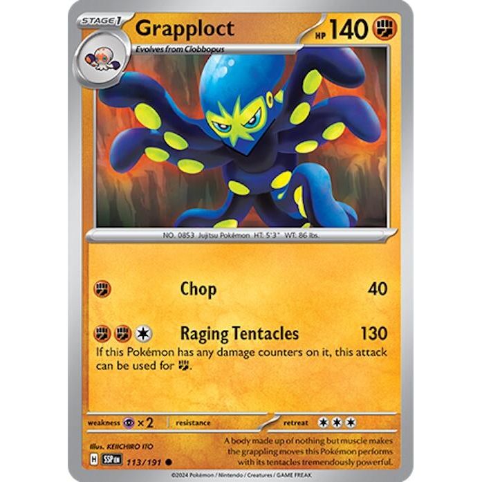 Image for Grapploct (113/191) (SSP) - Pokemon
