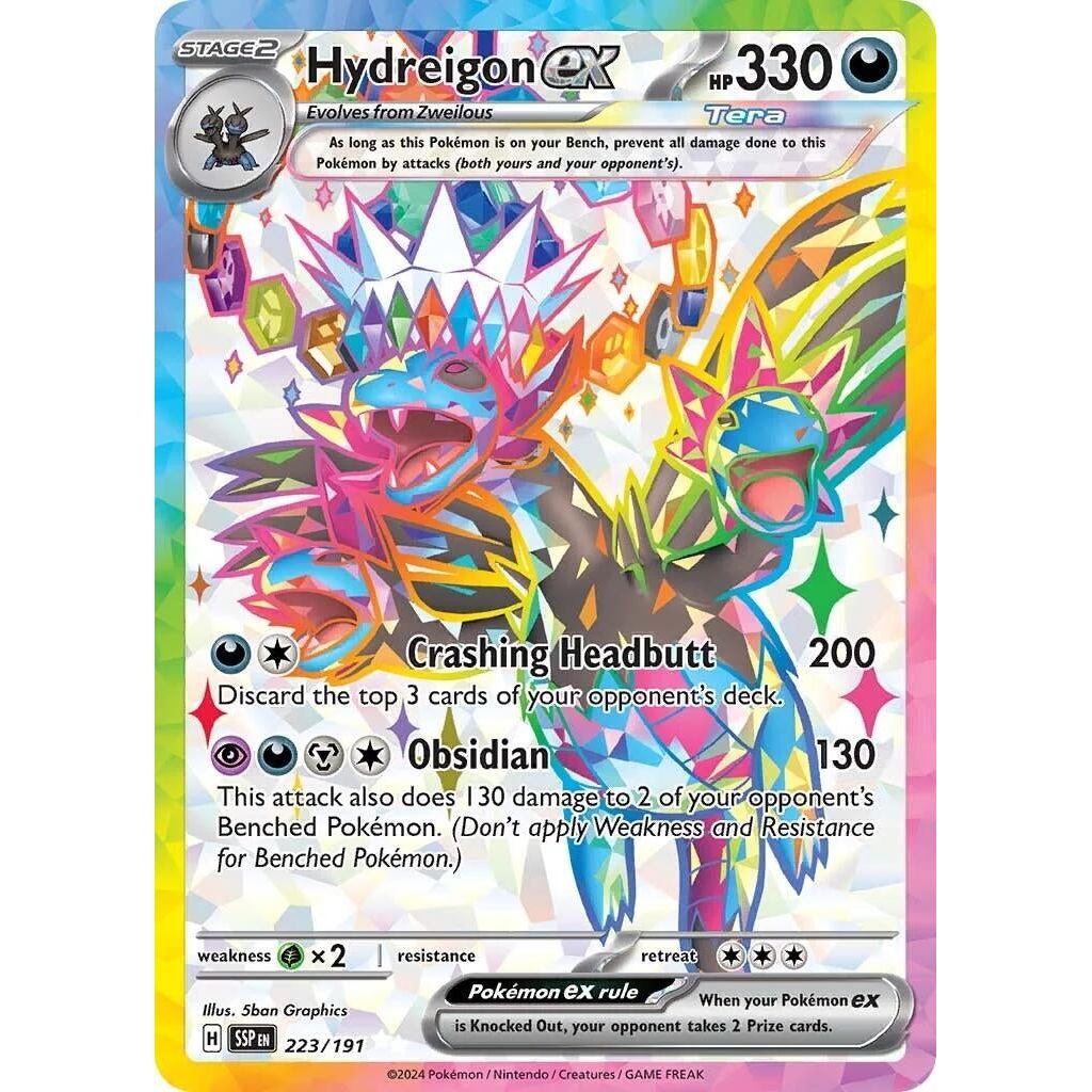 Image for Hydreigon ex (223/191) (SSP) - Pokemon