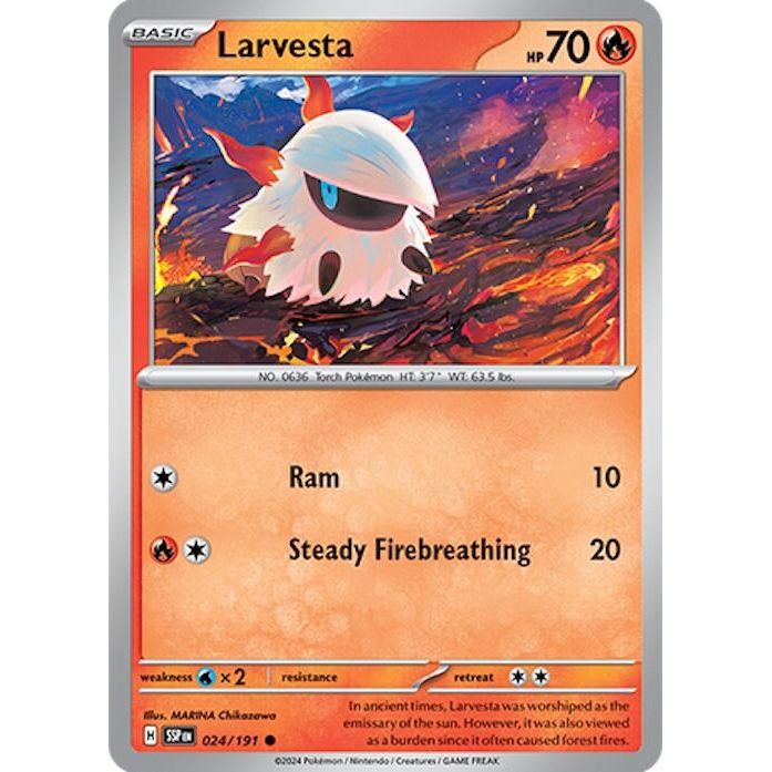 Image for Larvesta (024/191) (SSP) - Pokemon