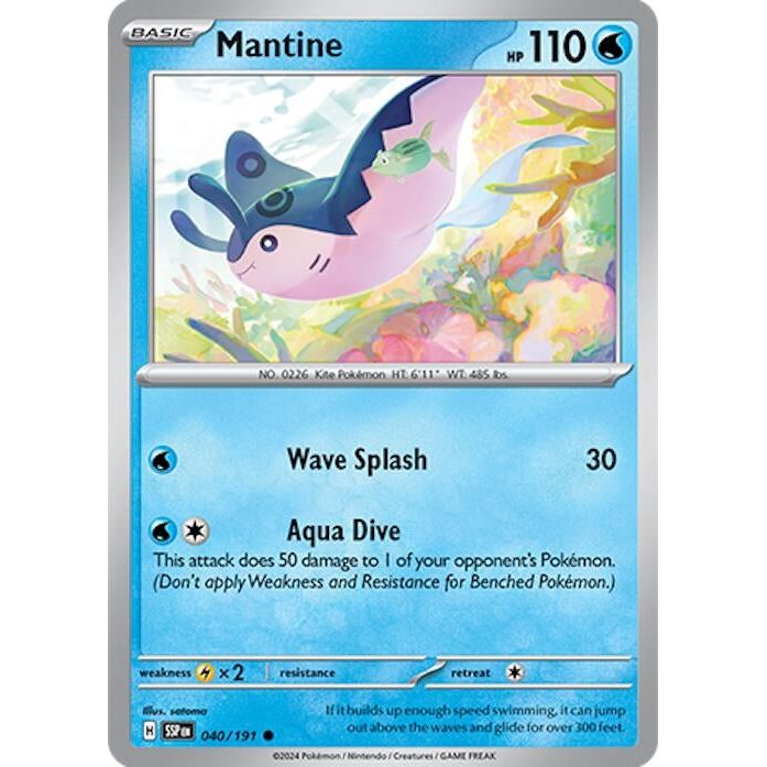 Image for Mantine (040/191) (SSP) - Pokemon