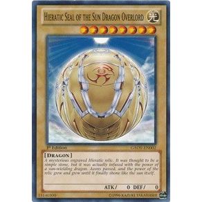 Image for Hieratic Seal of the Sun Dragon Overlord (GAOV-EN002) (GAOV) - YuGiOh