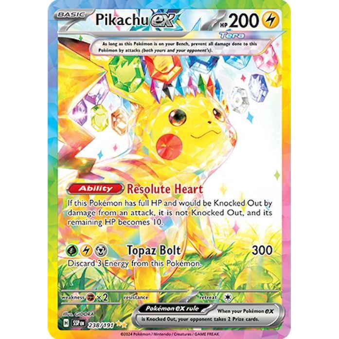 Image for Pikachu ex (238/191) (SSP) - Pokemon