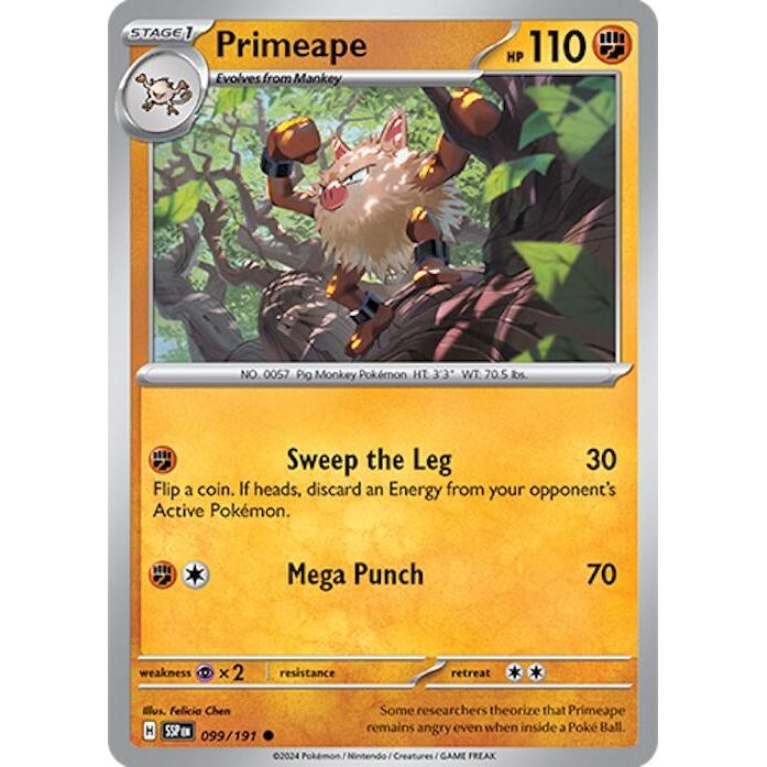 Image for Primeape (099/191) (SSP) - Pokemon