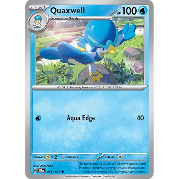 Image for Quaxwell (051/191) (SSP) - Pokemon