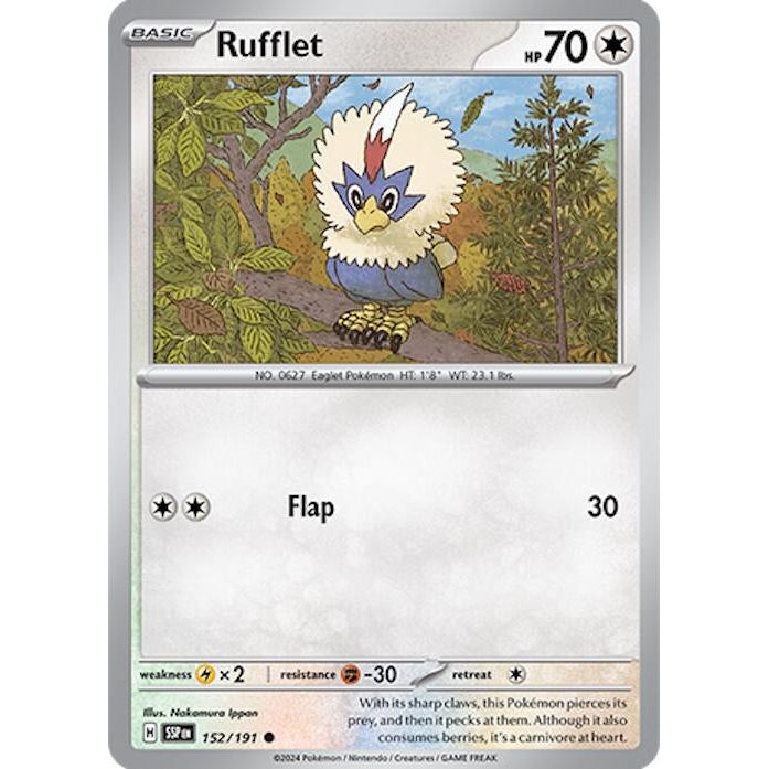 Image for Rufflet (152/191) (SSP) - Pokemon