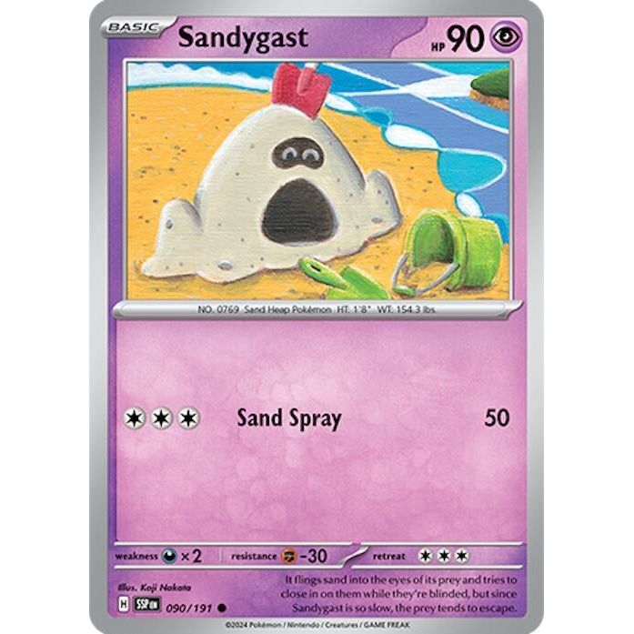 Image for Sandygast (090/191) (SSP) - Pokemon