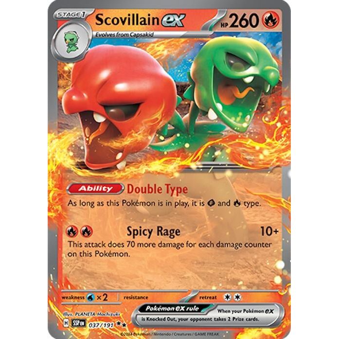 Image for Scovillain ex (037/191) (SSP) - Pokemon