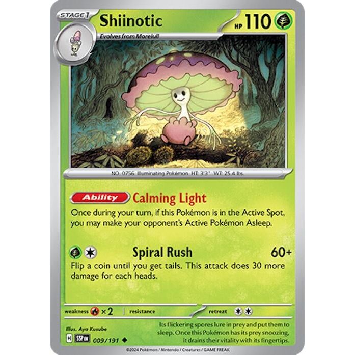 Image for Shiinotic (009/191) (SSP) - Pokemon