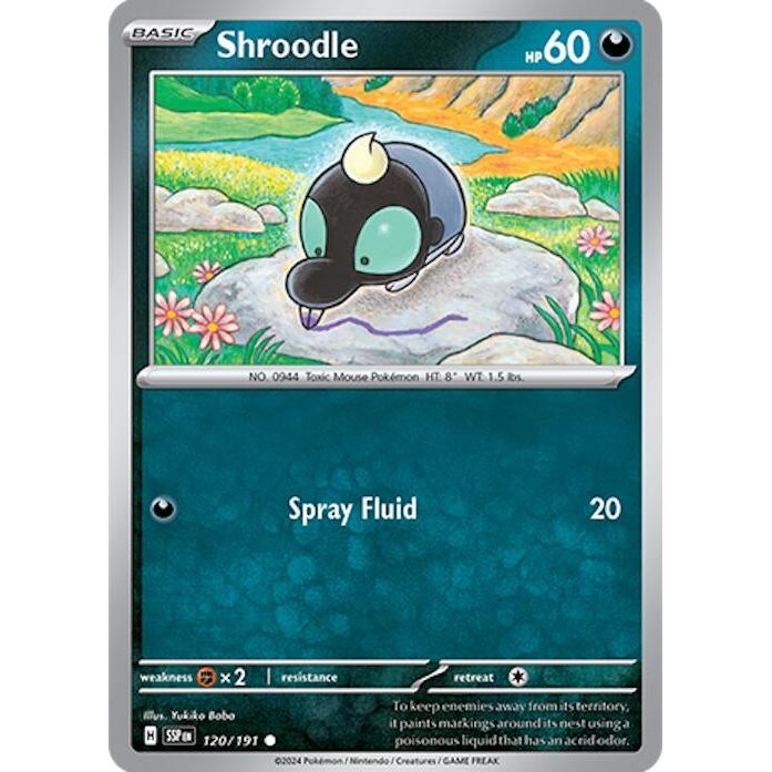 Image for Shroodle (120/191) (SSP) - Pokemon