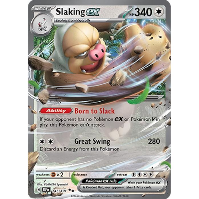 Image for Slaking ex (147/191) (SSP) - Pokemon
