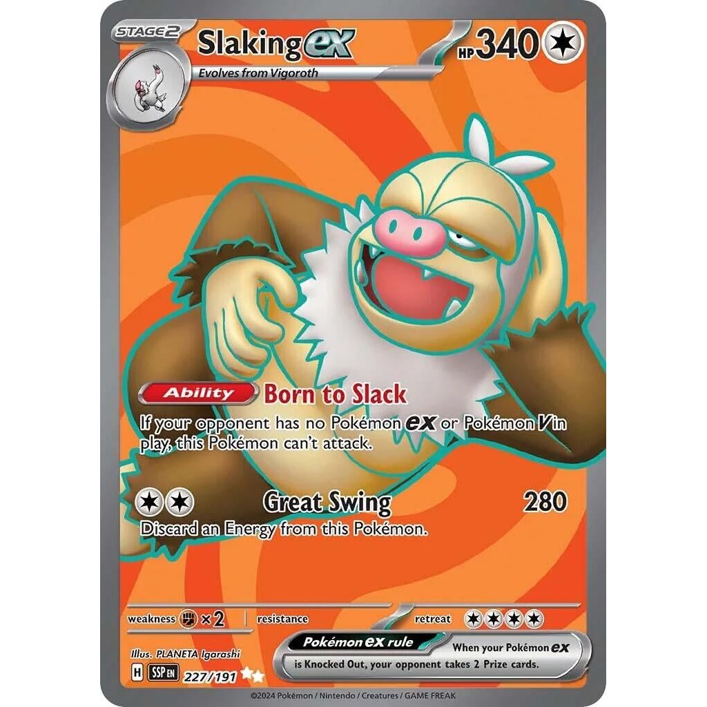 Image for Slaking ex (227/191) (SSP) - Pokemon