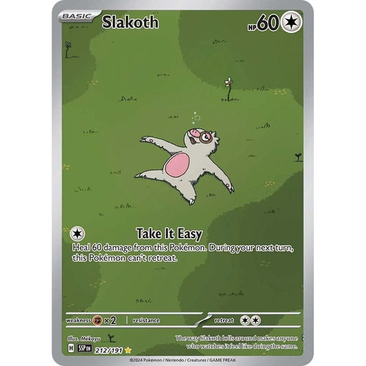 Image for Slakoth (212/191) (SSP) - Pokemon