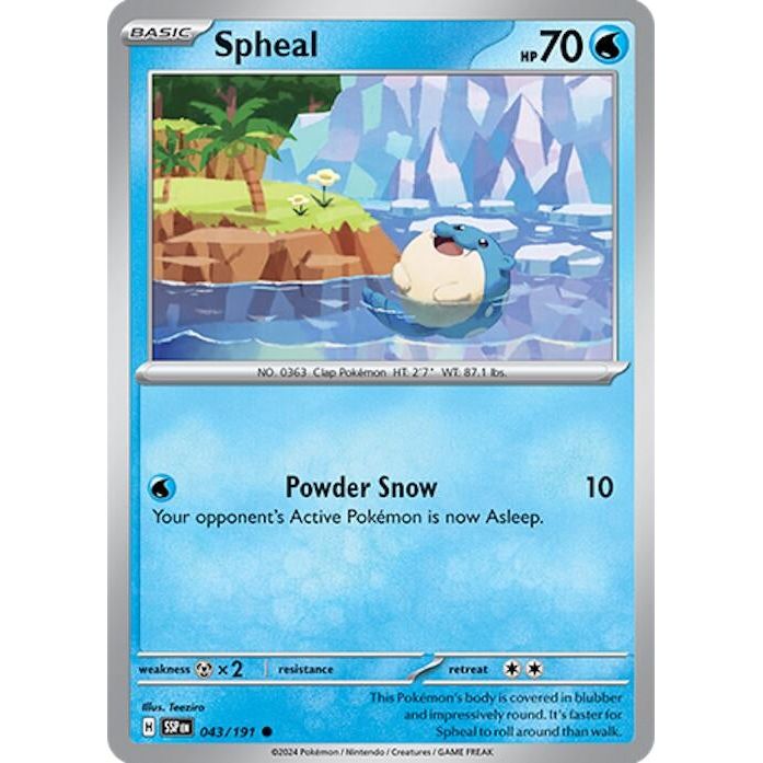 Image for Spheal (043/191) (SSP) - Pokemon