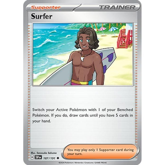 Image for Surfer (187/191) (SSP) - Pokemon