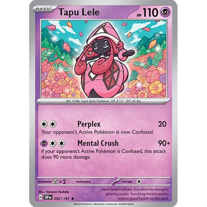 Image for Tapu Lele (092/191) (SSP) - Pokemon