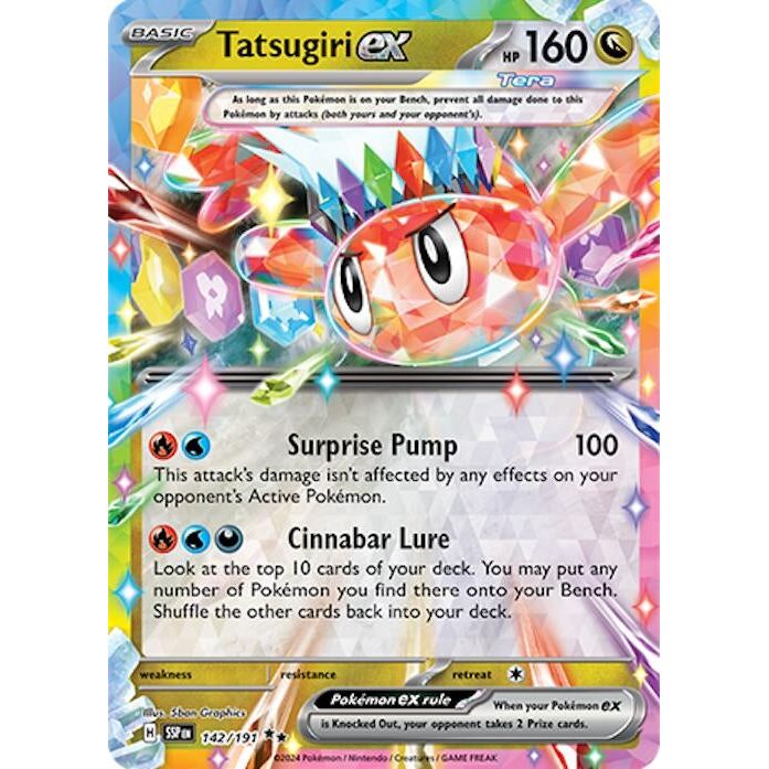 Image for Tatsugiri ex (142/191) (SSP) - Pokemon