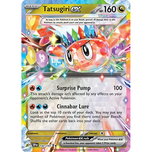 Image for Tatsugiri ex (142/191) (SSP) - Pokemon