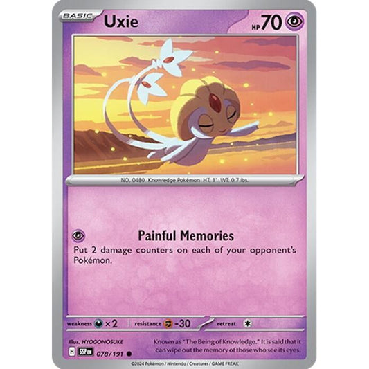 Image for Uxie (078/191) (SSP) - Pokemon