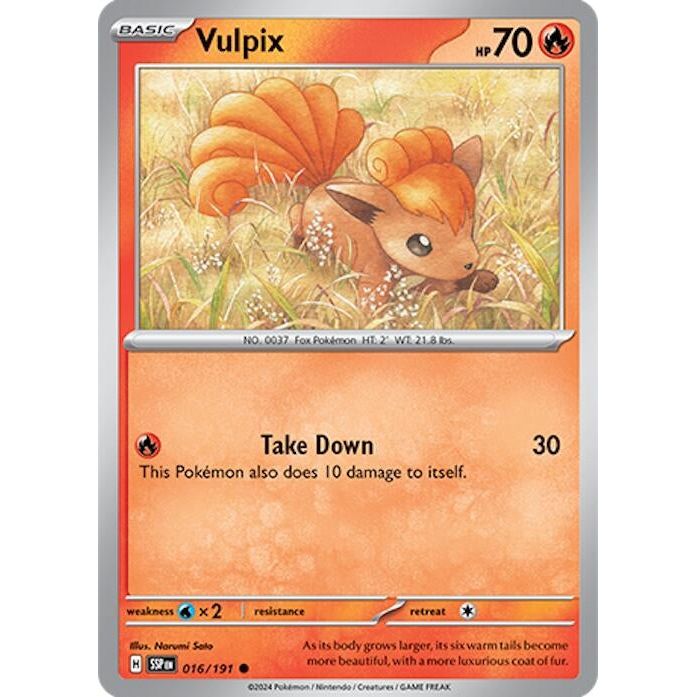 Image for Vulpix (016/191) (SSP) - Pokemon
