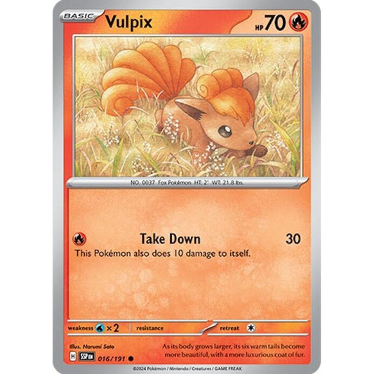 Image for Vulpix (016/191) (SSP) - Pokemon