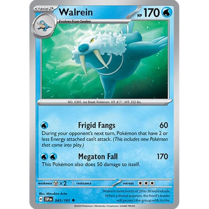 Image for Walrein (045/191) (SSP) - Pokemon
