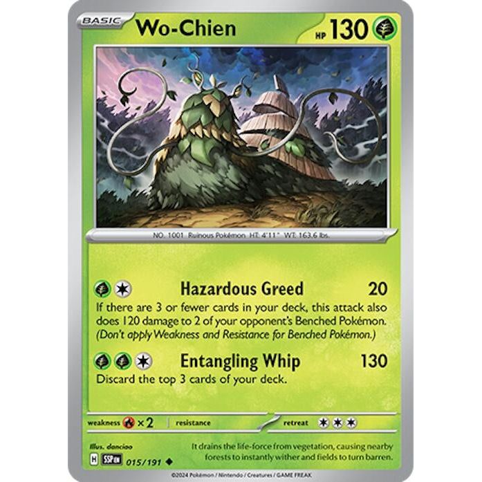 Image for Wo-Chien (015/191) (SSP) - Pokemon